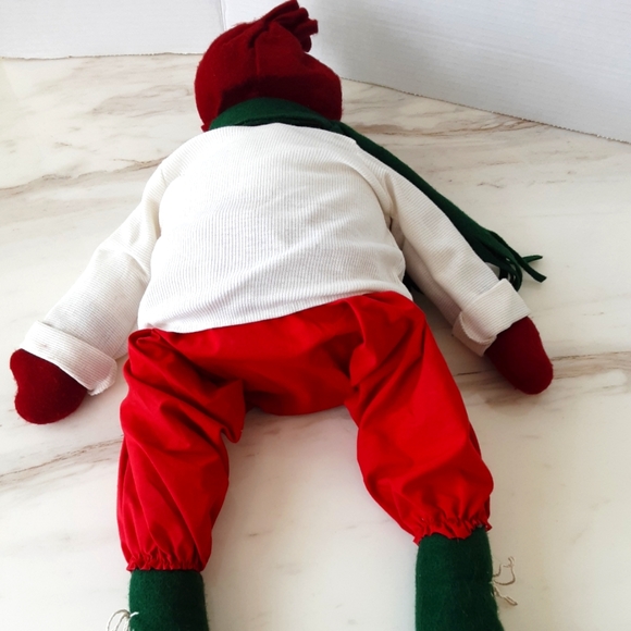 VTG ADORABLE SITTING CHRISTMAS SNOWMAN - Picture 6 of 7